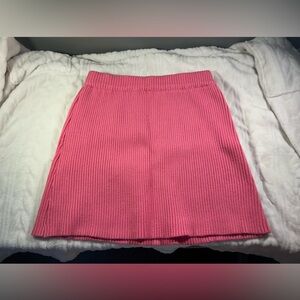 HYFVE Vibrant Pink Knit Skirt